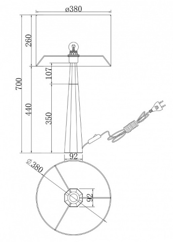 Настольная лампа декоративная Maytoni Bianco Z030TL-01BS1 в Нижнем Новгороде фото 8