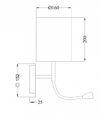 Бра с подсветкой Maytoni Bergamo MOD617WL-01CH в Нижнем Новгороде фото 6