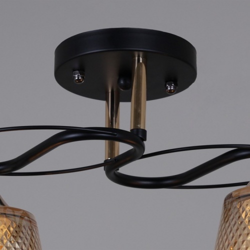 Светильник на штанге 06087-0.3-02 BK+FG в Нижнем Новгороде фото 2