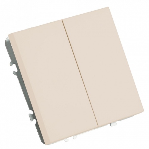 Выключатель двухклавишный без рамки Stekker Эмили 49892 в Нижнем Новгороде фото 2