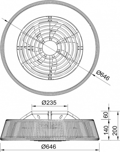 Светильник с вентилятором Mantra (люстры-вентиляторы) Polinesia 8227 в Нижнем Новгороде фото 3