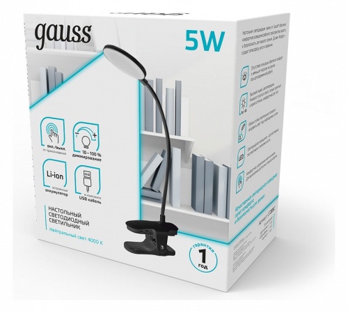 Настольная лампа офисная Gauss GTL205 GT2052 в Нижнем Новгороде фото 4