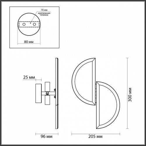 Накладной светильник Odeon Light Toscana 5448/2W в Нижнем Новгороде фото 3