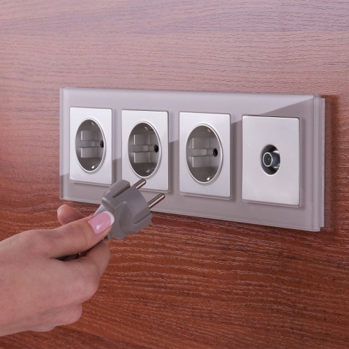 ТВ-розетка без рамки Werkel Серебряный W1184006 в Нижнем Новгороде фото 2