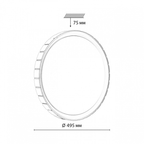 Накладной светильник Sonex KUPI SILVER 7696/ELN в Нижнем Новгороде фото 2