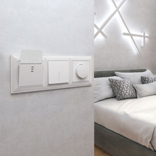 Электронный карточный выключатель без рамки Werkel Белый W1153101 в Нижнем Новгороде фото 3