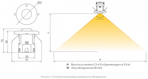 Датчик движения Arlight Intelligent 025672 в Нижнем Новгороде фото 2