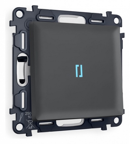 Выключатель одноклавишный с подсветкой без рамки Ambrella Volt ALFA MA902020 в Нижнем Новгороде