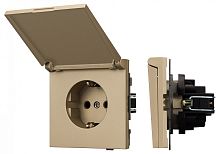 Розетка влагозащищенная с заземлением с крышкой, без рамки Arlight SCT-TENDO 054600 в Нижнем Новгороде