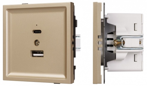 Розетка 2хUSB type A и C без рамки Arlight SCT-TENDO 054537 в Нижнем Новгороде