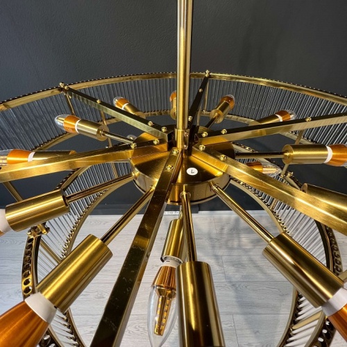 Светильник на штанге Imperiumloft RH Marais Round Chandelier 40,2668 в Нижнем Новгороде фото 6