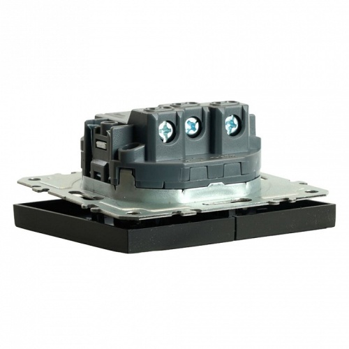 Выключатель двухклавишный без рамки Stekker Эмили 49840 в Нижнем Новгороде фото 6