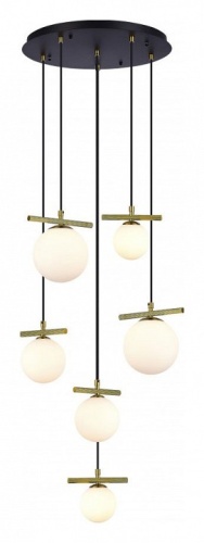 Подвесной светильник iLamp Golden 2134-6D BR+MBK в Нижнем Новгороде