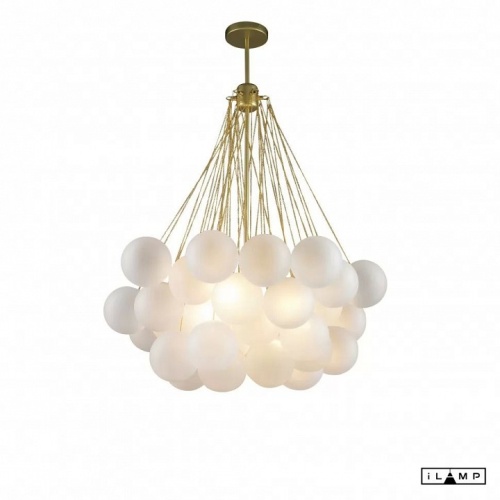 Люстра на штанге iLamp Globe 10099P/3-D800 GL-WH в Нижнем Новгороде