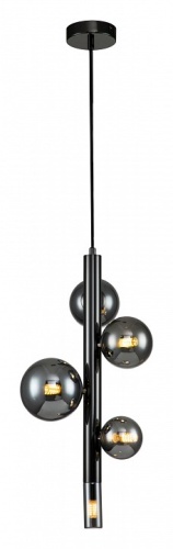 Подвесная люстра Indigo Canto 11026/5P Black в Нижнем Новгороде фото 4