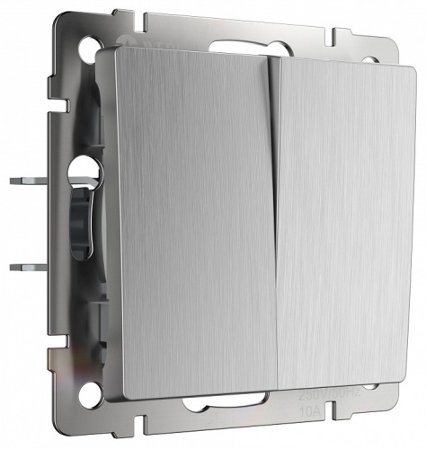 Выключатель двухклавишный без рамки Werkel  W1120009 в Нижнем Новгороде