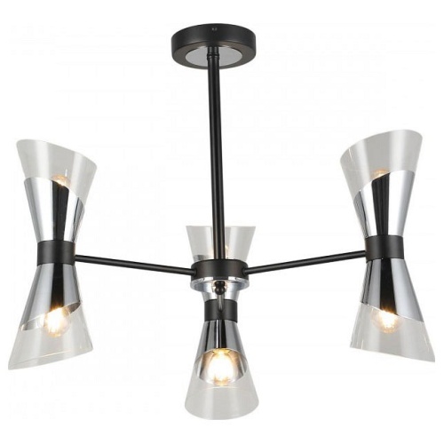 Люстра на штанге Imex MD.51913 MD.51913-6-S-BK+CH в Нижнем Новгороде