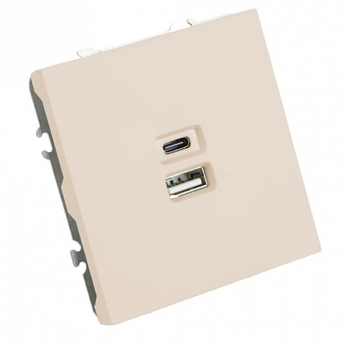 Розетка 2хUSB type A и C без рамки Stekker Эмили 49905 в Нижнем Новгороде фото 7