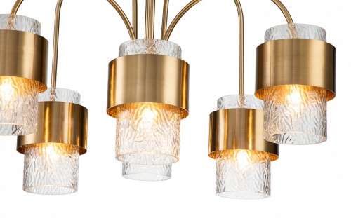Подвесная люстра Indigo Eleganza 12019/A/6P Brass в Нижнем Новгороде фото 3