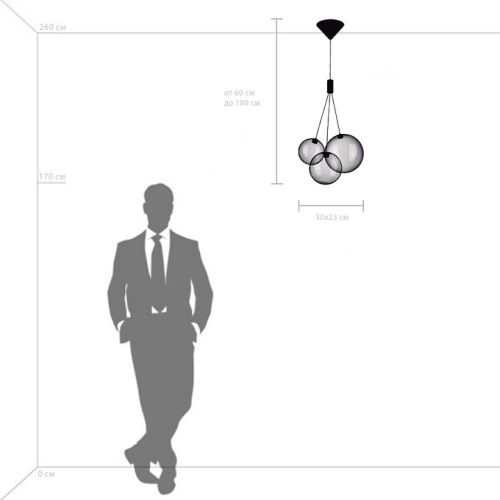 Подвесная люстра Lightstar Sferetta 801030 в Нижнем Новгороде фото 5