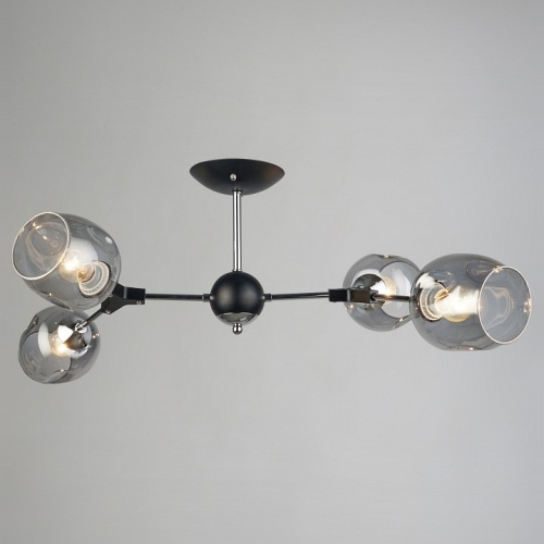 Люстра на штанге 04210-0.3-04 BK+CR в Нижнем Новгороде