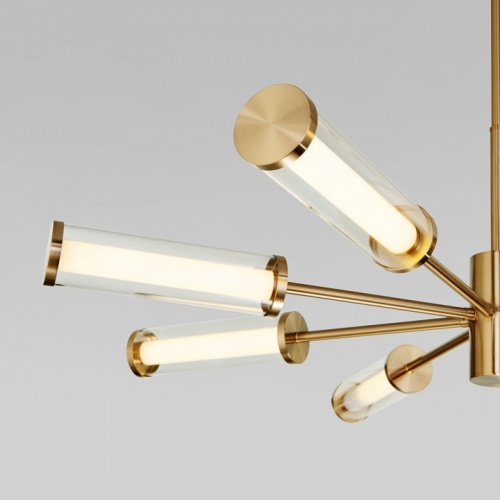 Люстра на штанге Eurosvet Stark 50386 LED латунь в Нижнем Новгороде фото 6