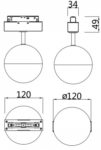 Светильник на штанге Maytoni Kiat TR017-2-10W3K-W в Ермолино фото 4