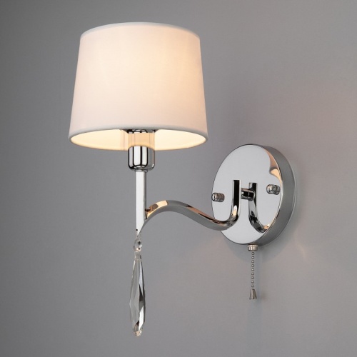 Бра Eurosvet Madera 10127/1 хром/прозрачный хрусталь Strotskis (10093/1) в Нижнем Новгороде фото 3