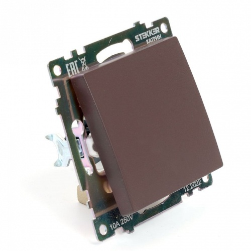 Переключатель одноклавишный без рамки Stekker Катрин 49018 в Нижнем Новгороде фото 6