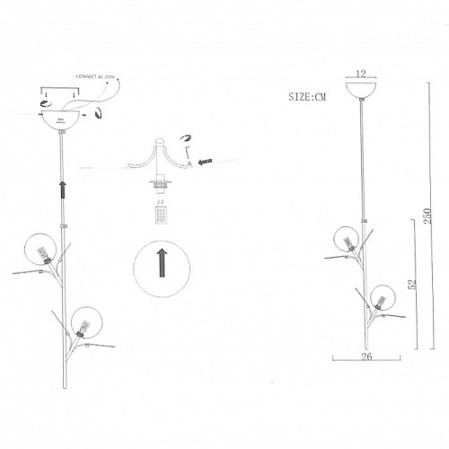 Подвесной светильник Imperiumloft MATISSE MATISSE-ONE01 в Нижнем Новгороде фото 3