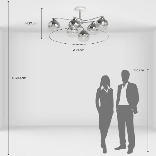 Люстра на штанге De City Вита 220013106 в Нижнем Новгороде фото 5