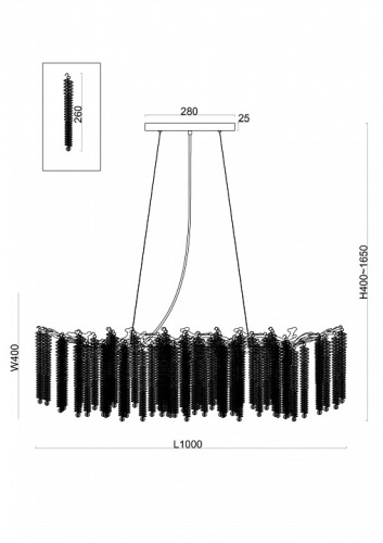 Подвесная люстра Freya Mineral FR1010PL-10G1 в Нижнем Новгороде фото 2