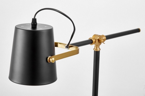 Настольная лампа офисная LUMINA DECO FELA LDT 7733-1 BK+MD в Нижнем Новгороде фото 4