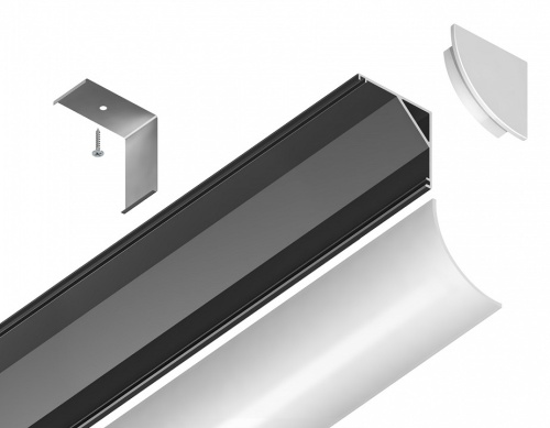 Профиль накладной угловой внутренний Ambrella Light GP GP2100BK в Нижнем Новгороде фото 5
