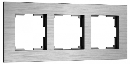 Рамка на 3 поста Werkel AluMax алюминий W0033506 в Нижнем Новгороде