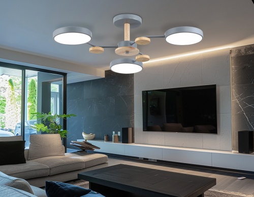 Люстра на штанге Ambrella Light FL FL4856 в Нижнем Новгороде фото 3