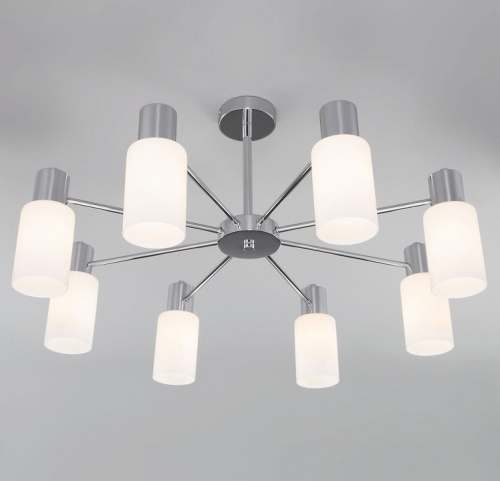 Люстра на штанге Eurosvet Vegga 70160/8 хром в Нижнем Новгороде фото 2