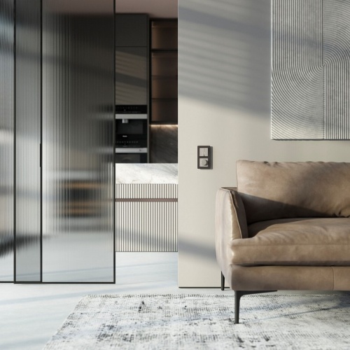 Выключатель двухклавишный с подсветкой без рамки Werkel дымчатый W1220104 в Нижнем Новгороде фото 2