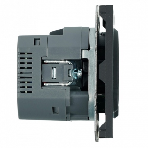 Розетка с заземлением и со шторкой и 2хUSB type A и C, без рамки Stekker Эмили 50218 в Нижнем Новгороде фото 3