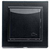 Розетка с заземлением и со шторкой, с крышкой Stekker Эрна 39481 в Нижнем Новгороде