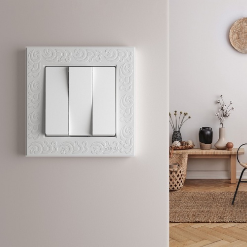 Клавиши для выключателя трехклавишного Werkel белый W1130001 в Нижнем Новгороде фото 4