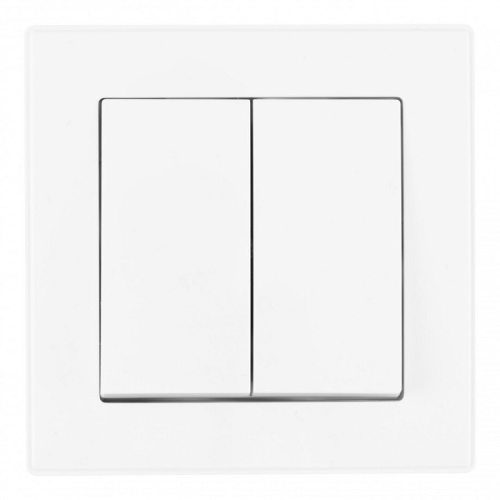 Выключатель двухклавишный Arte Milano SET06-1 SET06-1-30-2 white в Нижнем Новгороде фото 3