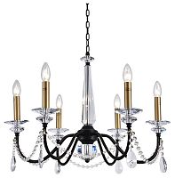 Подвесная люстра Newport АНАСТАСИЯ 3976/C black+brass в Нижнем Новгороде