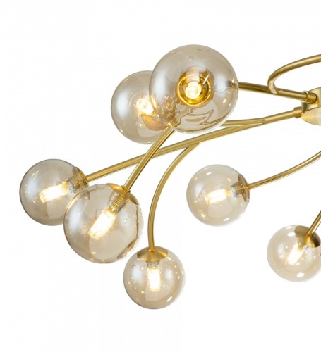 Люстра на штанге Indigo Intero 11024/15R Gold в Нижнем Новгороде фото 3