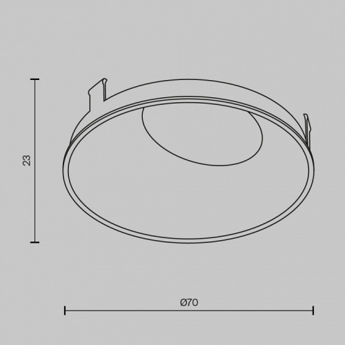 Кольцо декоративное Maytoni Wise Ring057-10-MG в Кизеле фото 5