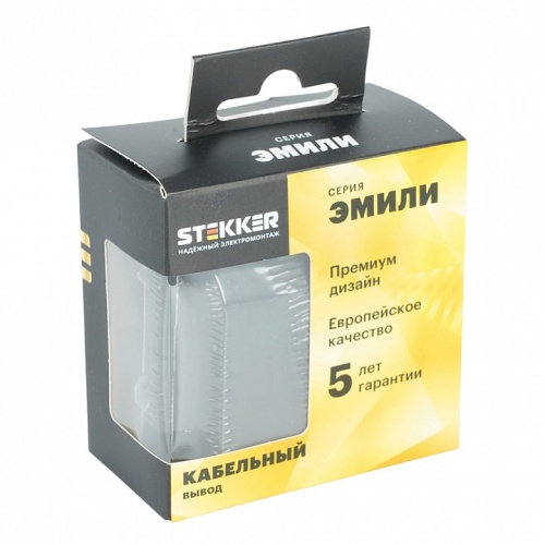 Розетка для вывод кабеля без рамки Stekker Эмили 50221 в Нижнем Новгороде фото 7