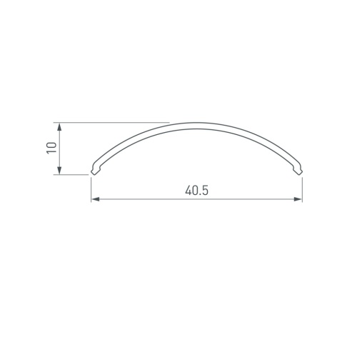 Экран ARH-KANT-H30-2000 Round Clear-PM (Arlight, Пластик) в Тольятти