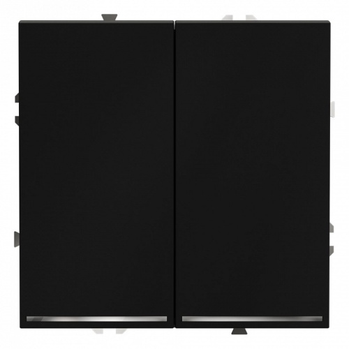 Выключатель проходной двухклавишный с подсветкой без рамки Voltum S70 VLS020408 в Нижнем Новгороде фото 6