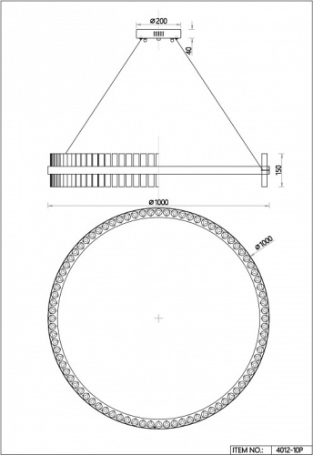 Подвесной светильник Favourite Placerat 4012-10P в Слободском фото 5