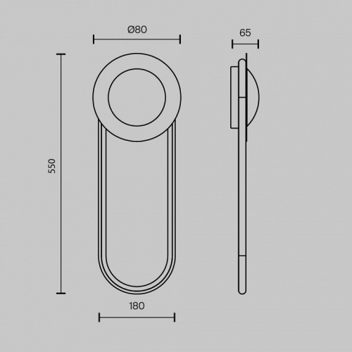 Бра Maytoni Link MOD357WL-L16BS3K1 в Ермолино фото 5